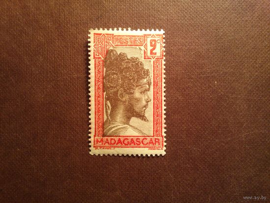 Французский Мадагаскар 1930 г.Вождь народа Сакалава./03а/