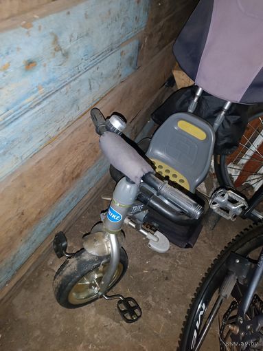 Велосипед коляска детский Trike 1-3 года трёхколёсный
