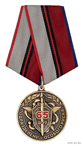 Медаль 65 лет подразделениям особого риска