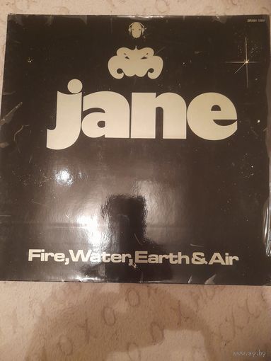 JANE  "FIRE,WATER,EARTH AND AIR" 1976  LP GATEFOLD, GERMANY BRAIN 1084 - ORIG - NM/EX