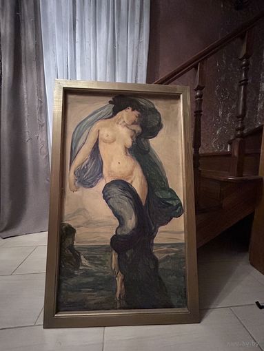 Картина красивая женщина 70 на 120 см