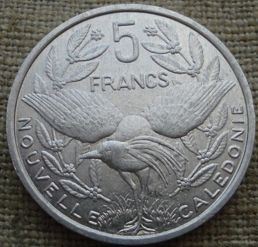 5 франков 2007 Новая Каледония