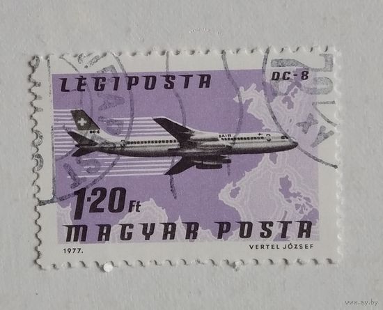 Венгрия.1977.самолет