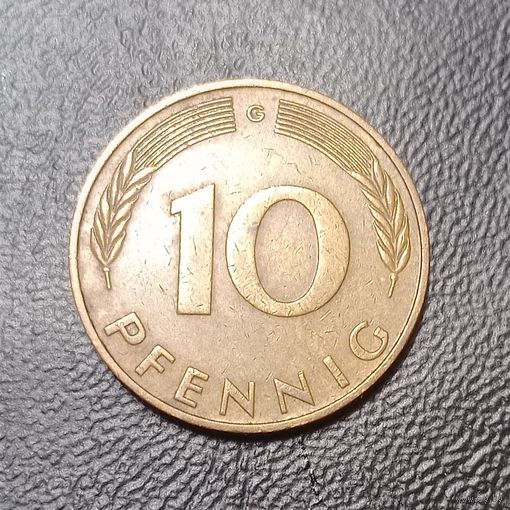 Германия 10 пфеннигов 1971 G