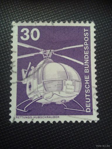 ФРГ. Стандарт.1975г. гашеная