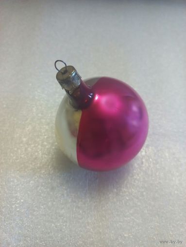 Елочная игрушка "Фонарик" (под реставрацию, СССР, конец 1970-ых - начало 1980-ых)