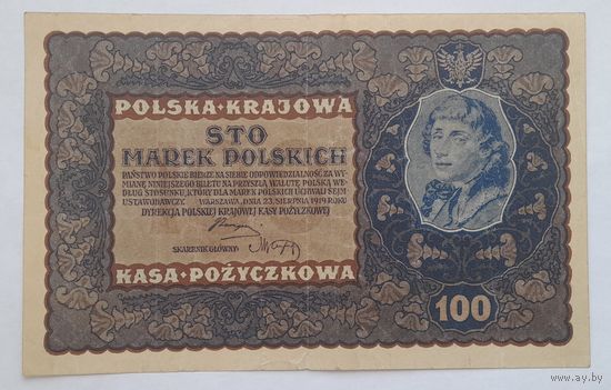 Польша 100 марок 1919 года