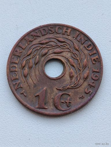 Голландская Ост-Индия. 1 цент 1945 года.