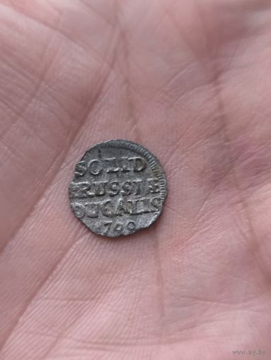 Шылінг Прусія Брандэнбург 1700 CG / Шиллинг Пруссия Бранденбург