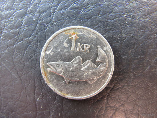 Исландия. 1 крона. 1994. С 20 копеек. Распродажа коллекции. Смотрите другие лоты.