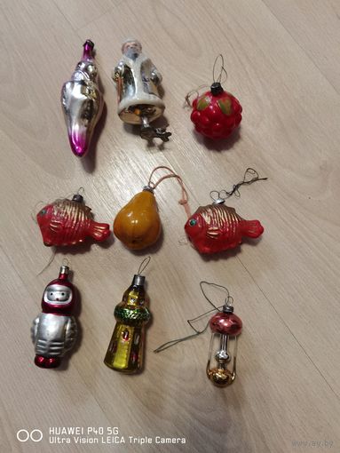 Ёлочные игрушки СССР нечастые самая привлекательная цена трёхдневный аукцион