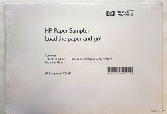 Фотобумага HP Professional Brochure & Flyer Paper C6821A (HP Paper Sampler). 3 листа A3 двусторонних глянцевых