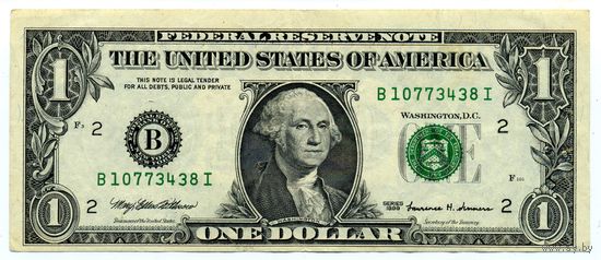 1 доллар 1999 B