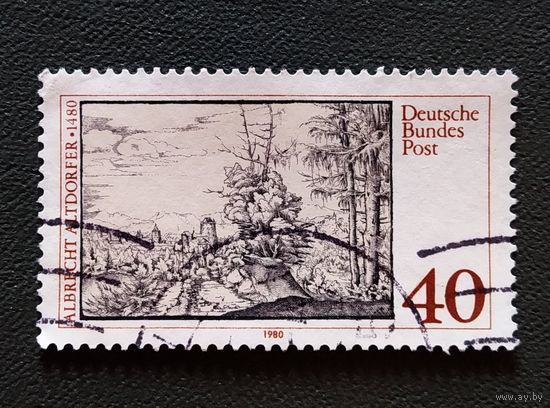 Марка Германия 1980 год 500 лет со дня смерти Альбрехта Алдорфера