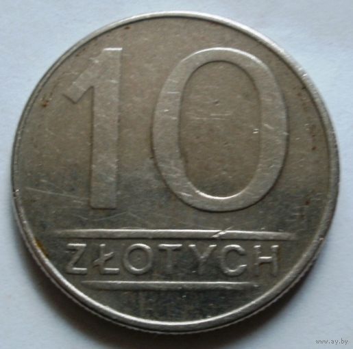 10 злотых 1987 Польша