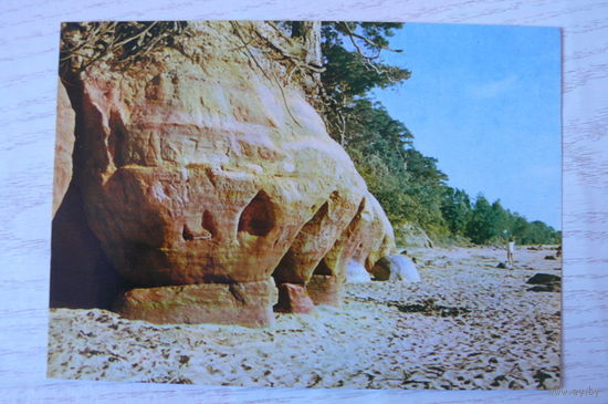 Прибалтика, Латвийская ССР, Морское побережье у Кюрмрага; чистая.