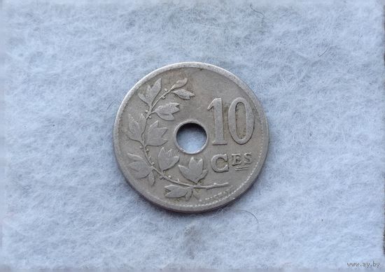 Werty71 Бельгия 10 сантимов 1904