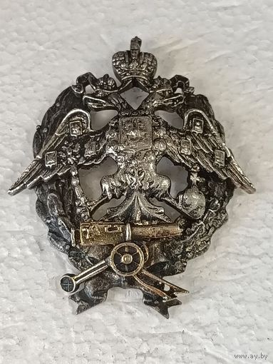 Царский Знак за окончание Ораниембаумской офицерской стрелковой школы (пулеметный отдел) реплика
