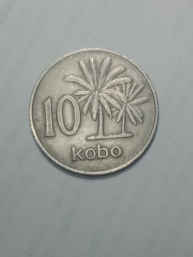 Нигерия  10 Кобо 1973 года .