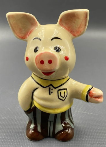 Статуэтка Хрюша Фарфор Вербилки