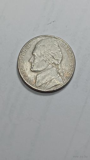 США 5 центов 1996 года . D