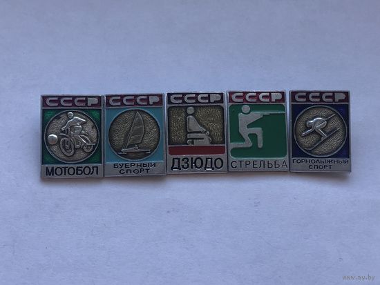 Виды спорта 5 значков