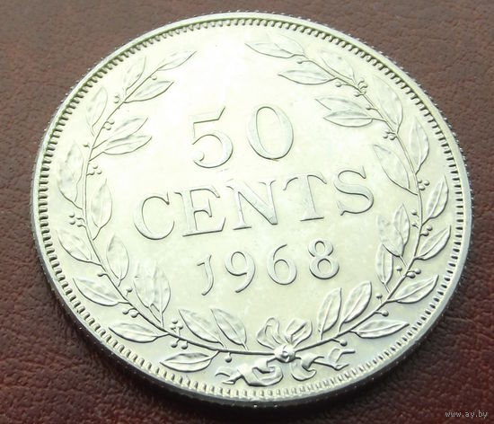 Либерия. 50 центов 1968