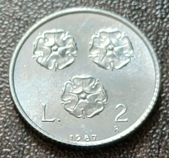 Сан-Марино 2 лиры, 1987     ( 1-5-6 )