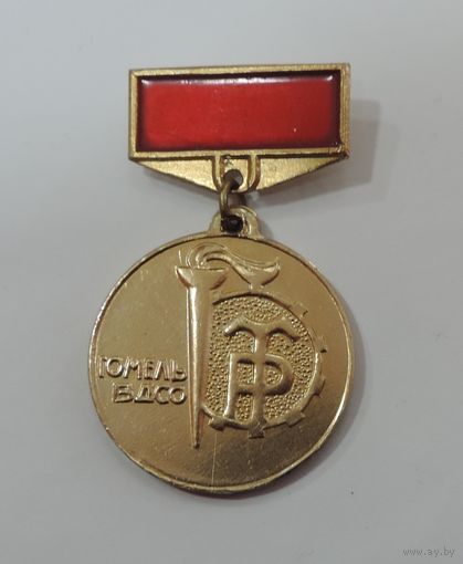 Значок "ВДСО. Гомель. Трудовые резервы" СССР. Алюминий.