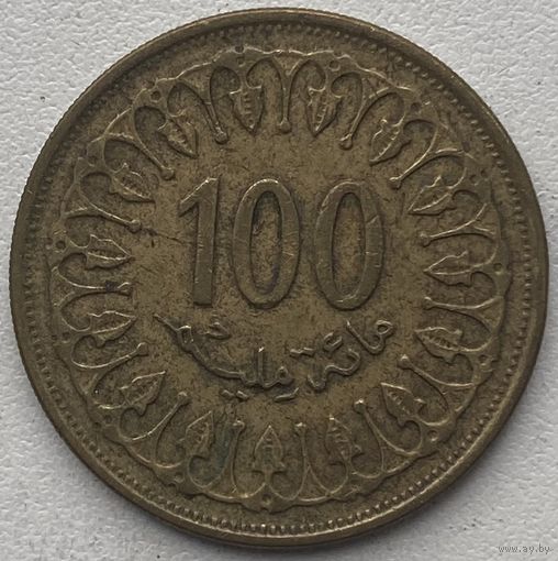 Тунис 100 миллимов 1993 г.