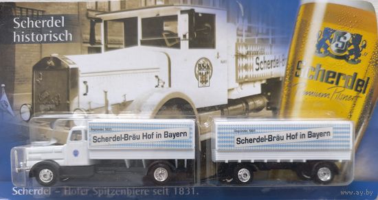 Коллекционный Немецкий грузовик с прицепом, Без мин.цены