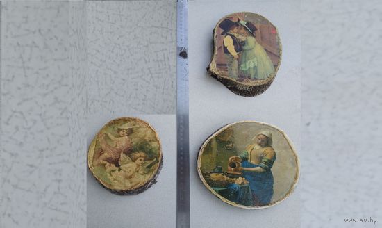 Картины на спиле дерева репродукции ручная работа