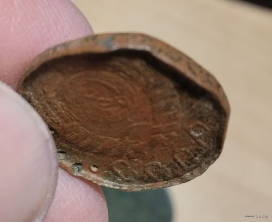 Заготовка под кольцо с монеты ранних советов