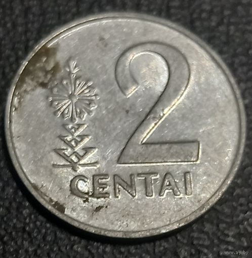 Литва 2 цента 1991