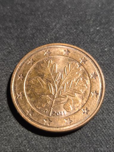 Германия 5 евроцентов 2011 G