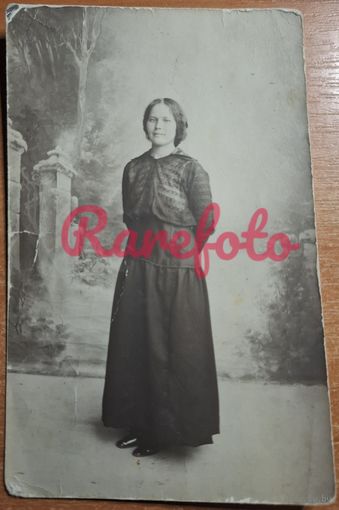 1916 Открыточный формат сесте Дуне от Груни фотоателье
