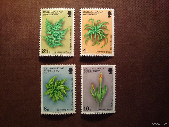Остров Гернси 1975 г.Флора./33а/