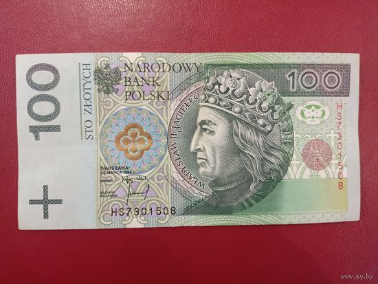 Польша. 100 злотых 1994 года, серия HS. Торг