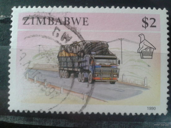 Зимбабве, 1990. Грузовой автомобиль, MI/i-3,0 евро гаш.