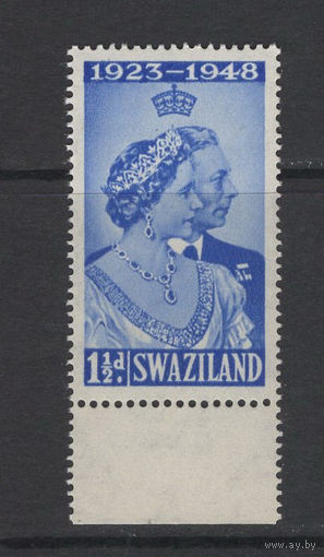 Свазиленд 1948** Свадьба, George VI (SG 46)