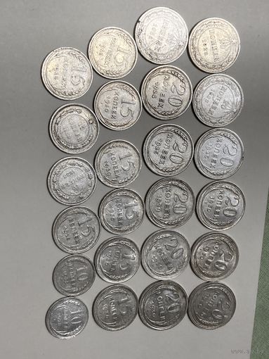 Советы - биллон 24 шт Щитовики 21 Шт Одним лотом! Из коллекции