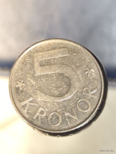 Швеция 5 крон 1982