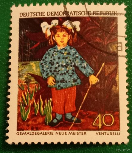 ГДР 1968. Картина чилийского художника Хосе Вентурелли