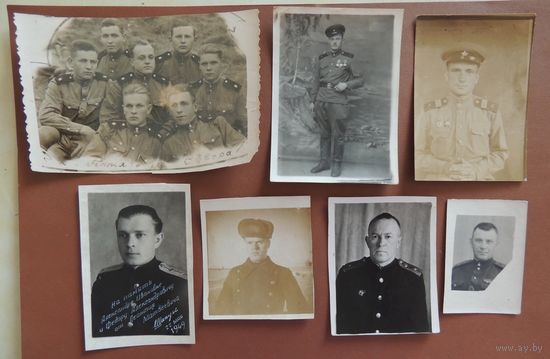 Фото "Армия СССР", 1946-1949 гг., 7 шт.