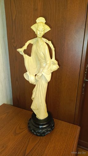 Статуэтка редкая коллекционная Гейша, 1960-е гг.