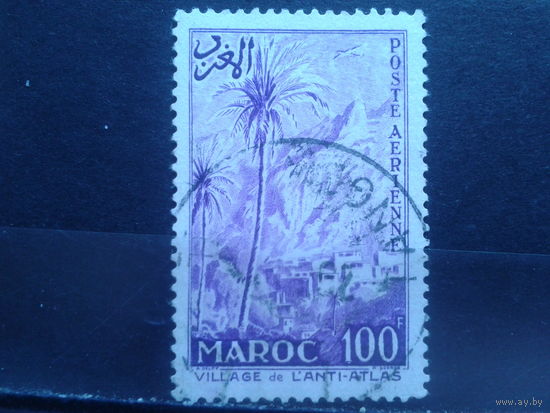Марокко, 1955, деревня в Анти-Атлас, авиапочта