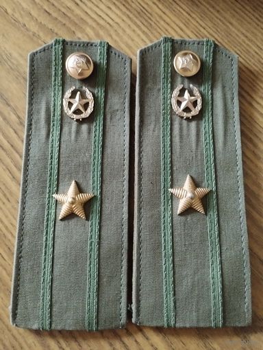 Погоны майора ПВ КГБ СССР, на рубашку, жёсткие, 1960-е г.