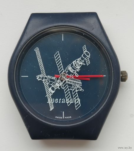 Часы SWISS MADE. AUSTROMIR. Станция МИР. 2001 год. Лимитка. Очень редкие!!!