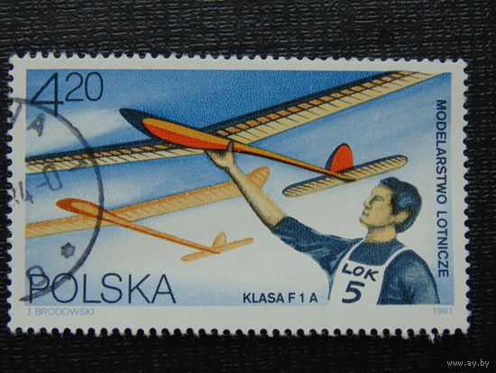 Польша 1981г. Авиация.