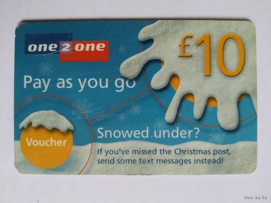 Телефонная карта. Англия.